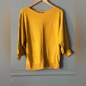 Marled Reunited Clothing | mustard | lightweight | sweater | M